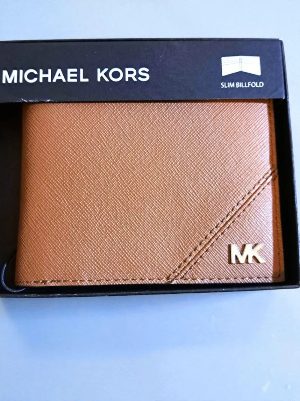 Michael Kors Brown/Tan & Beige Slim Billfold Wallet Bundle Set